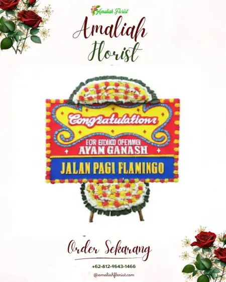 Sewa Papan Bunga Panjang Selatan